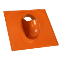 Átvezető alapcserép (DN 110) műanyag - Rundo