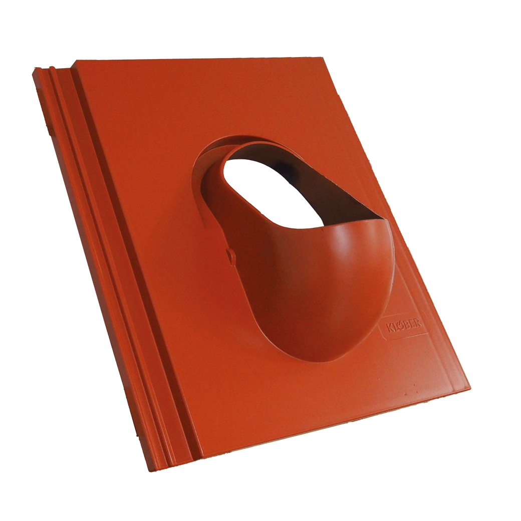 Átvezető alapcserép (DN 110) műanyag - Zenit Max Tégla